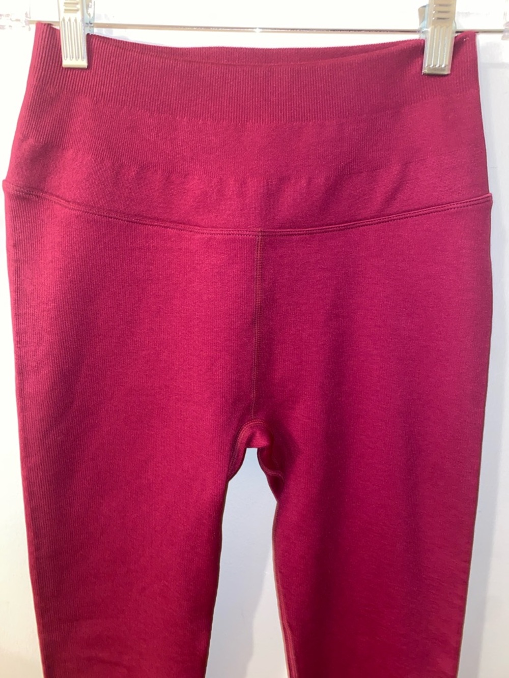 Spiritual Gangster Ribbed High-Waist Leggings Size M/L - Picture 2 of 11